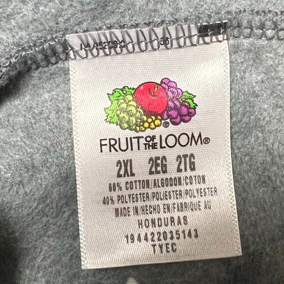 Fruit Of The Loom NWT Gray Eversoft Fleece Pull On Sweatpants Womens Size 2XL - Picture 4 of 10
